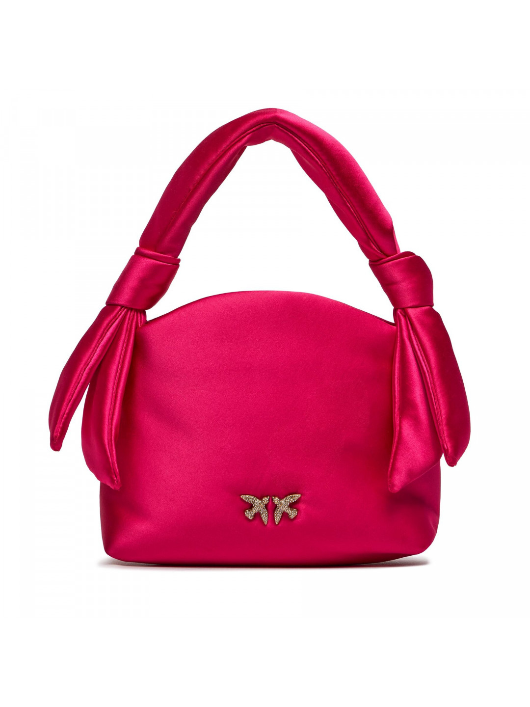 Kabelka Pinko Knots Mini Pouch Satin PE 24 PLTT 102770 A1KA Růžová
